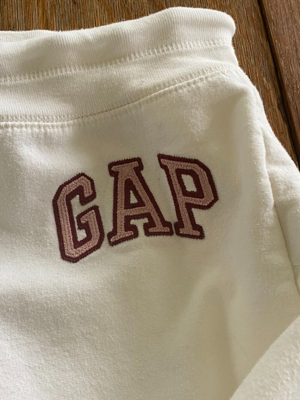 GAP logo joggers XS petite ivory - Picture 3 of 5